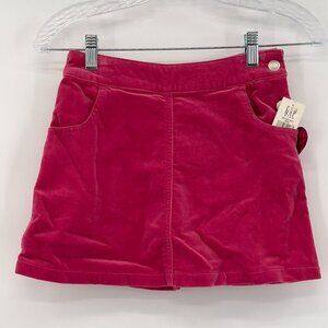 GAP Kids 100% Cotton Mini A-line Pink Skirt Size 6 NWT
